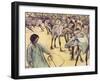 Moose Herd, Illustration from 'Helpers Without Hands' by Gladys Davidson, Published in 1919-John Edwin Noble-Framed Giclee Print