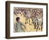 Moose Herd, Illustration from 'Helpers Without Hands' by Gladys Davidson, Published in 1919-John Edwin Noble-Framed Giclee Print