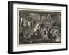 Moose-Hunting in Canada, a Night in a Shanty-Sydney Prior Hall-Framed Giclee Print