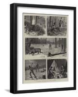 Moose Hunting in Nova Scotia-William Ralston-Framed Giclee Print