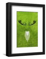 Moose - Jethro Wilson Contemporary Wildlife Print-Jethro Wilson-Framed Giclee Print