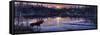 Moose Lake-Jeff Tift-Framed Stretched Canvas