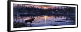 Moose Lake-Jeff Tift-Framed Giclee Print