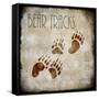 Moose Lodge 2 - Bear Tracks-LightBoxJournal-Framed Stretched Canvas