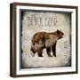 Moose Lodge 2 - Black Bear-LightBoxJournal-Framed Giclee Print