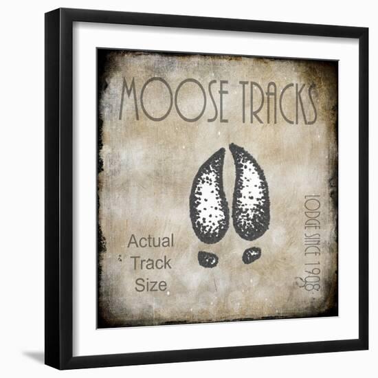 Moose Lodge 2 - Moose Tracks 2-LightBoxJournal-Framed Giclee Print