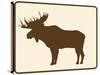 Moose Lodge Art-Joanne Paynter Design-Stretched Canvas