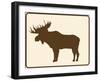 Moose Lodge Art-Joanne Paynter Design-Framed Giclee Print
