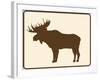 Moose Lodge Art-Joanne Paynter Design-Framed Giclee Print