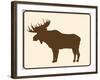 Moose Lodge Art-Joanne Paynter Design-Framed Giclee Print