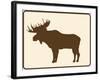 Moose Lodge Art-Joanne Paynter Design-Framed Giclee Print