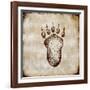 Moose Lodge - Bear Track-LightBoxJournal-Framed Giclee Print