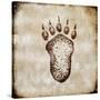 Moose Lodge - Bear Track-LightBoxJournal-Stretched Canvas