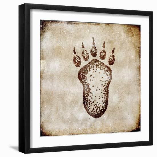 Moose Lodge - Bear Track-LightBoxJournal-Framed Premium Giclee Print