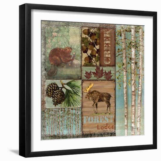 Moose Lodge-Paul Brent-Framed Art Print