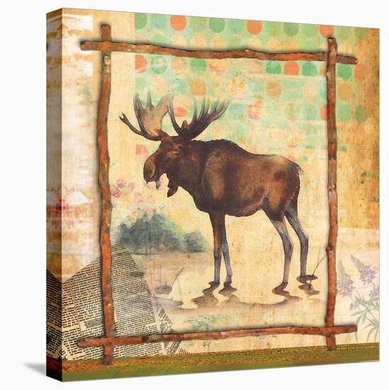 Moose Nature-Walter Robertson-Stretched Canvas