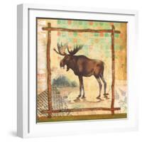 Moose Nature-Walter Robertson-Framed Art Print