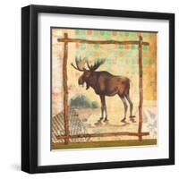 Moose Nature-Walter Robertson-Framed Art Print