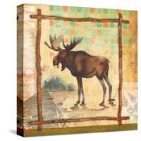 Moose Nature-Walter Robertson-Stretched Canvas