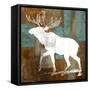 Moose on Abstract-Michael Marcon-Framed Stretched Canvas