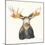 Moose on Cream-Kathy Ferguson-Mounted Art Print