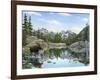 Moose Painting 2-Jeff Tift-Framed Giclee Print