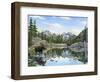 Moose Painting 2-Jeff Tift-Framed Giclee Print