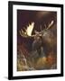 Moose Portrait-Leo Stans-Framed Art Print