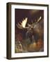 Moose Portrait-Leo Stans-Framed Art Print