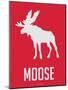 Moose Red-NaxArt-Mounted Art Print