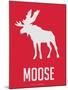 Moose Red-NaxArt-Mounted Art Print