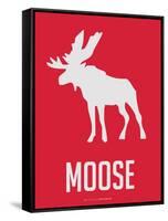 Moose Red-NaxArt-Framed Stretched Canvas