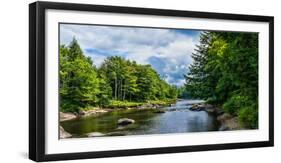 Moose River in the Adirondack Mountains, New York State, USA-null-Framed Premium Photographic Print