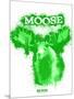 Moose Spray Paint Green-Anthony Salinas-Mounted Poster