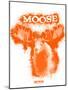 Moose Spray Paint Orange-Anthony Salinas-Mounted Poster