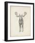 Moose Study-Ethan Harper-Framed Art Print
