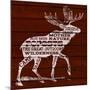 Moose Text-null-Mounted Premium Giclee Print