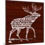 Moose Text-null-Mounted Premium Giclee Print