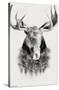 Moose - Trees-Trends International-Stretched Canvas