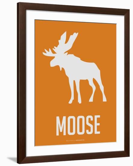 Moose White-NaxArt-Framed Art Print