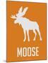 Moose White-NaxArt-Mounted Art Print