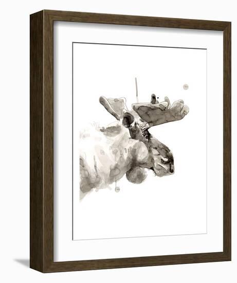 Moose-Philippe Debongnie-Framed Art Print