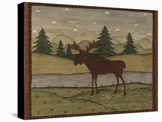 Moose-Robin Betterley-Stretched Canvas