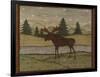 Moose-Robin Betterley-Framed Giclee Print