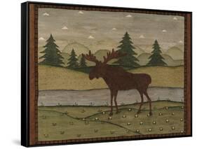 Moose-Robin Betterley-Framed Stretched Canvas