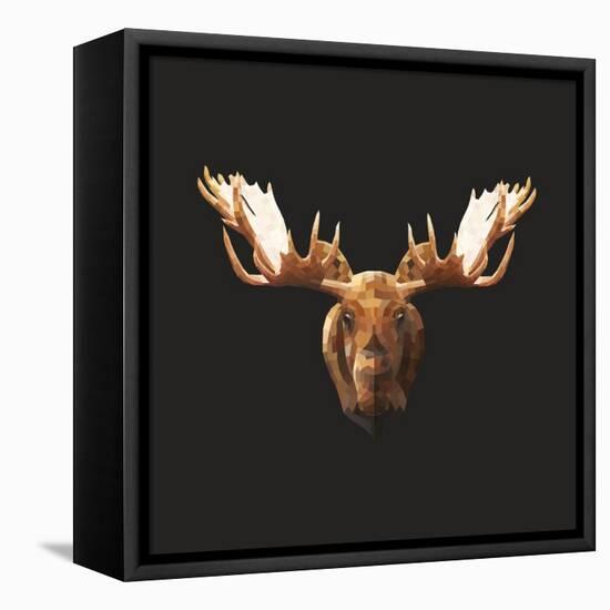Moose-Lora Kroll-Framed Stretched Canvas