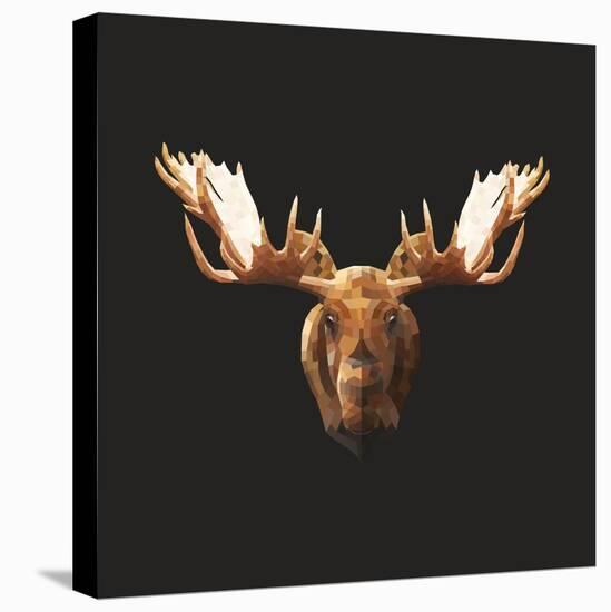 Moose-Lora Kroll-Stretched Canvas