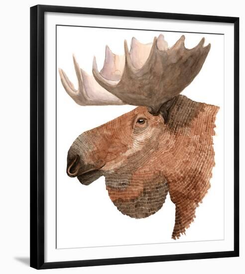 Moose-Jeannine Saylor-Framed Art Print