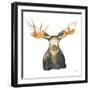 Moose-Kathy Ferguson-Framed Art Print