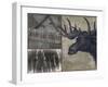 Moose-null-Framed Giclee Print